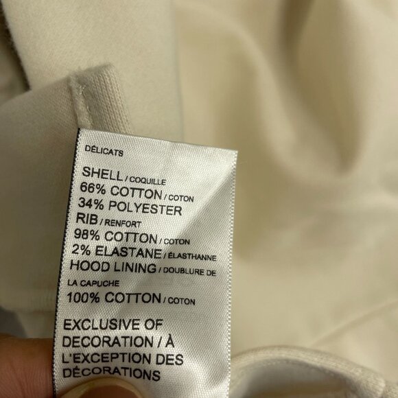 NEW Puma Women's M Fleece Hoodie Beige Pullover Sweatshirt  G1402 - Picture 9 of 13